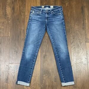 Ag Adriano Goldschmied Stilt Roll-Up Cigarette Roll-Up Skinny Jeans